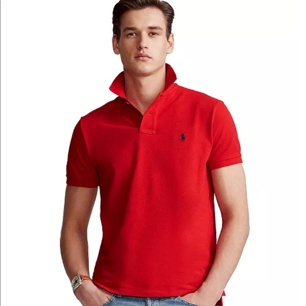 Red Ralph Lauren polo slim fit